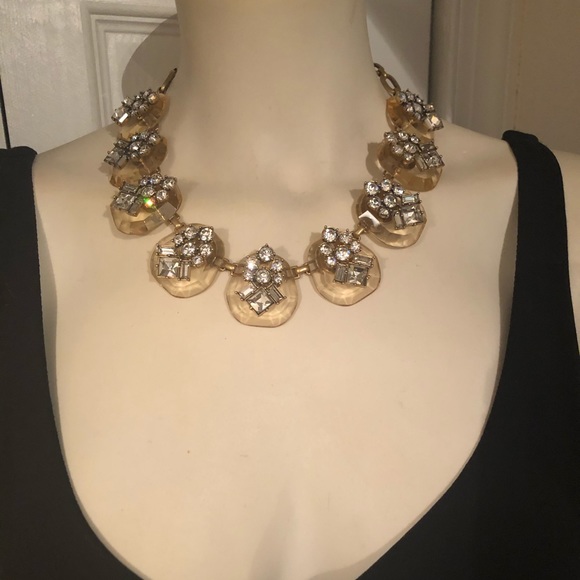 J. CREW Crystal & Lucite Necklace - Picture 5 of 10